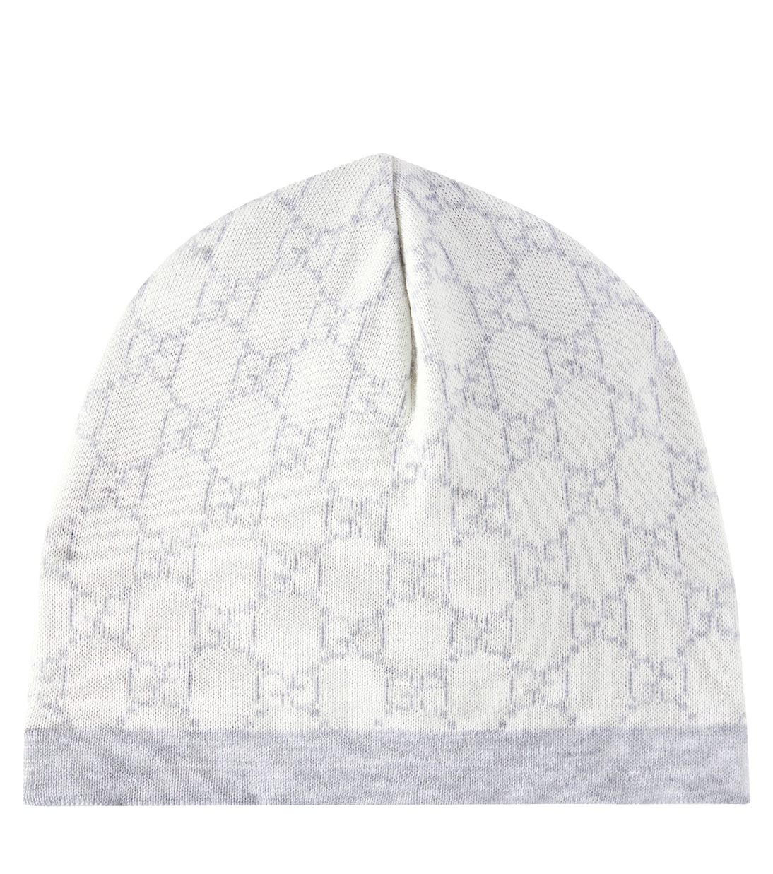 

Детская шапка GG из шерсти Gucci Kids, Ivory/Light Grey
