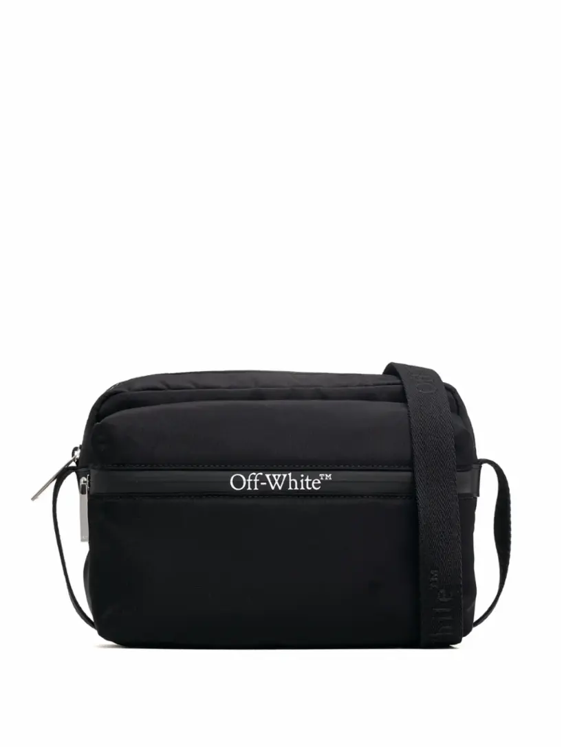 

Сумка через плечо с логотипом Off-White, черный