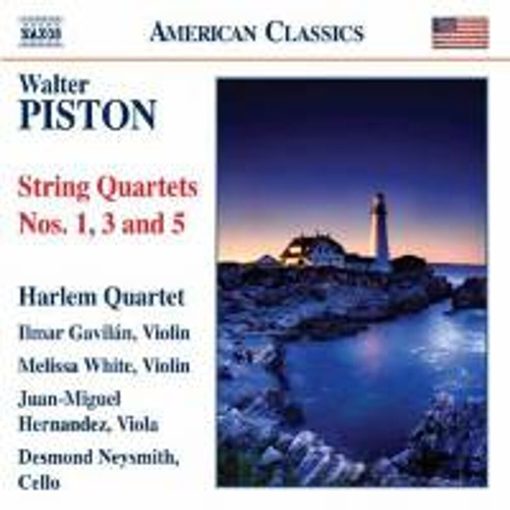 

Диск CD Piston: String Quartets Nos. 1, 3 & 5 - Walter Piston, Harlem Quartet