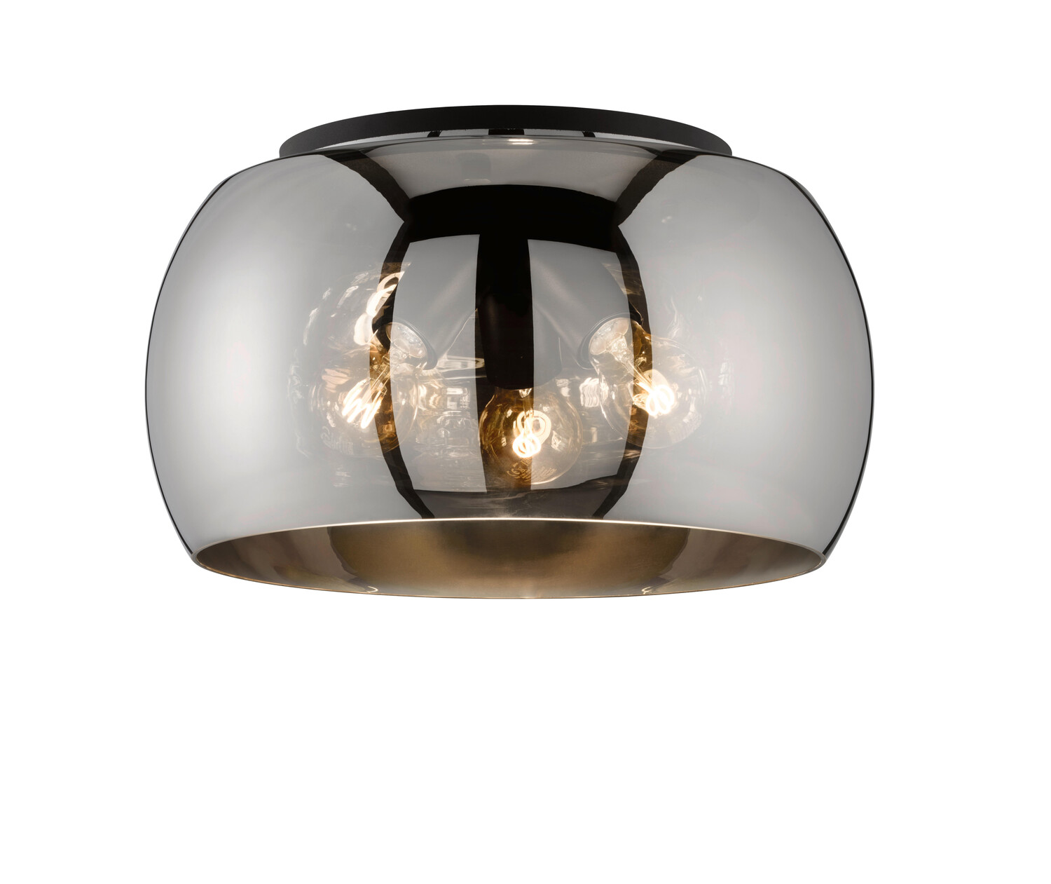 

Потолочный светильник Fischer & Honsel, 40x22 см, черный