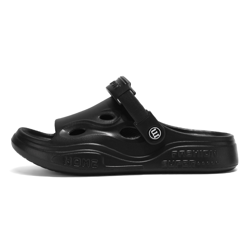 

CariteSport Тихие быстросохнущие шлепанцы мужские - черные, цвет Black