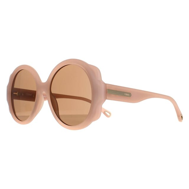 Chloe Round Ladies матовый телесный коричневый ch0120s Chloé, розовый — фото 2