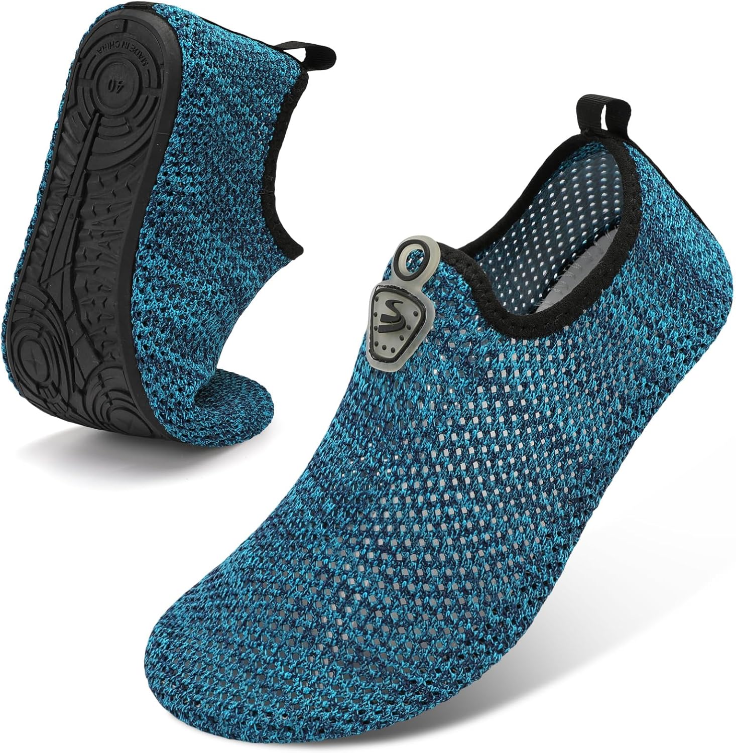 

Женские и мужские водные туфли Spesoul с быстрым высыханием, пляжные и для плавания, обувь-босоножки, акваноски, наружные носки для бассейна, реки и дайвинга, Ty4 Lakeblue