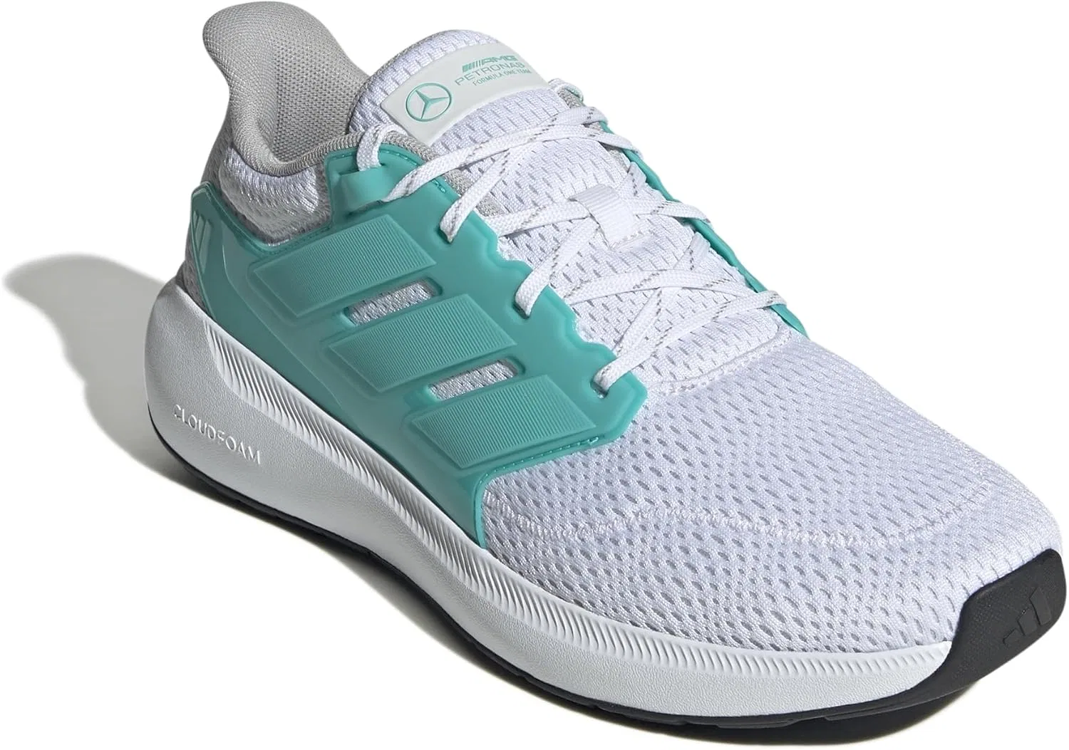 Кроссовки Adidas Unisex Mercedes AMG Petronas Formula One Team Ultimashow 2.0, Cloud White Semi Mint Rush Core Black — фото 3