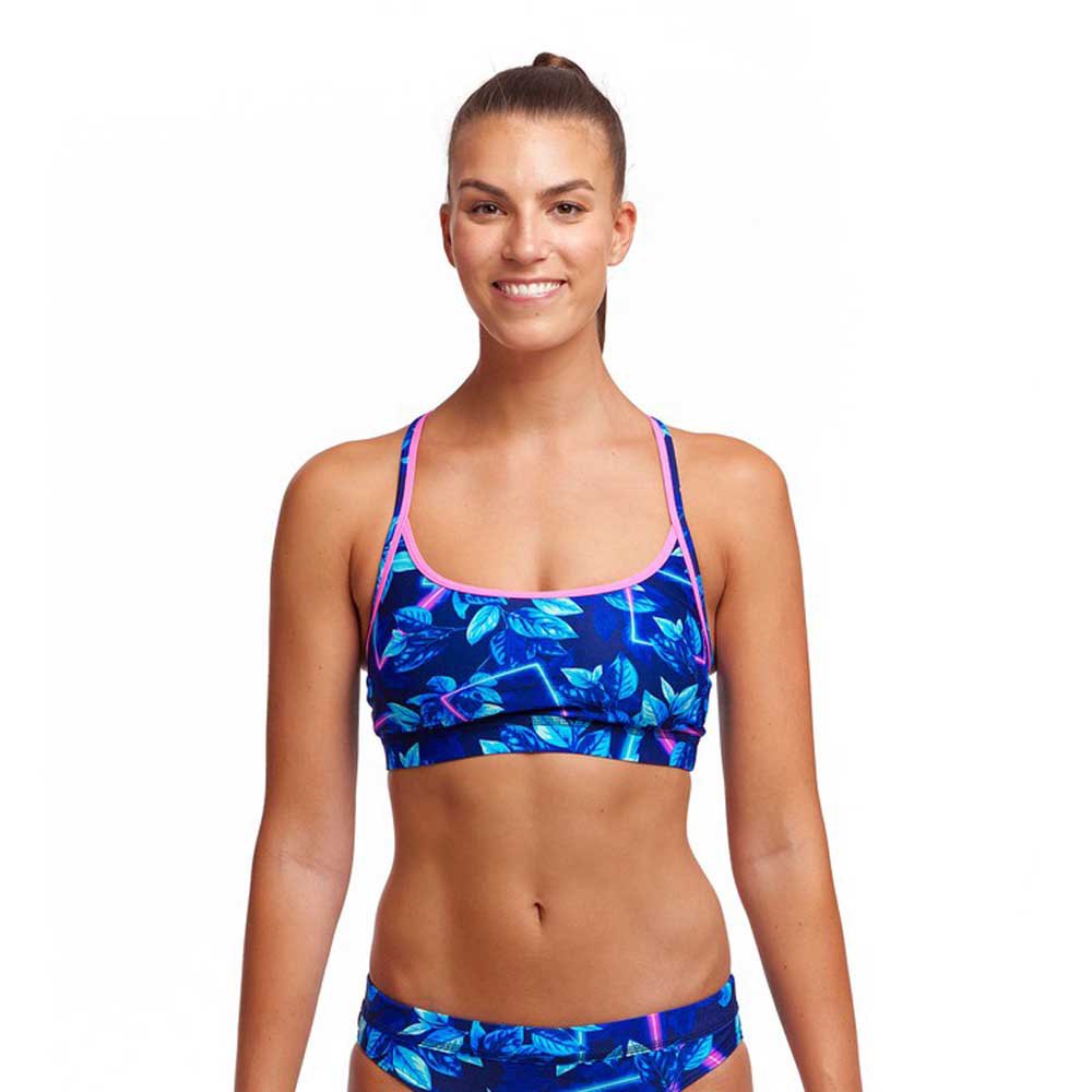 

Топ бикини Funkita Sports Leaf Laser, разноцветный