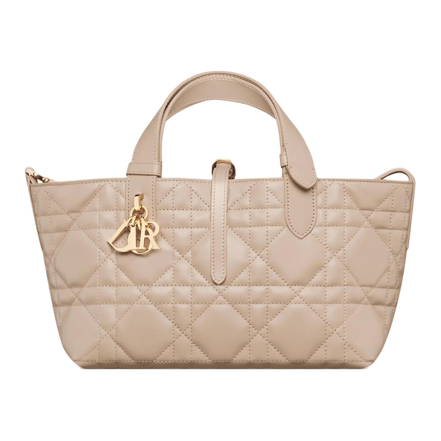 

DIOR Сумка женская маленькая Toujours Cow Leather Native Rouge Beige