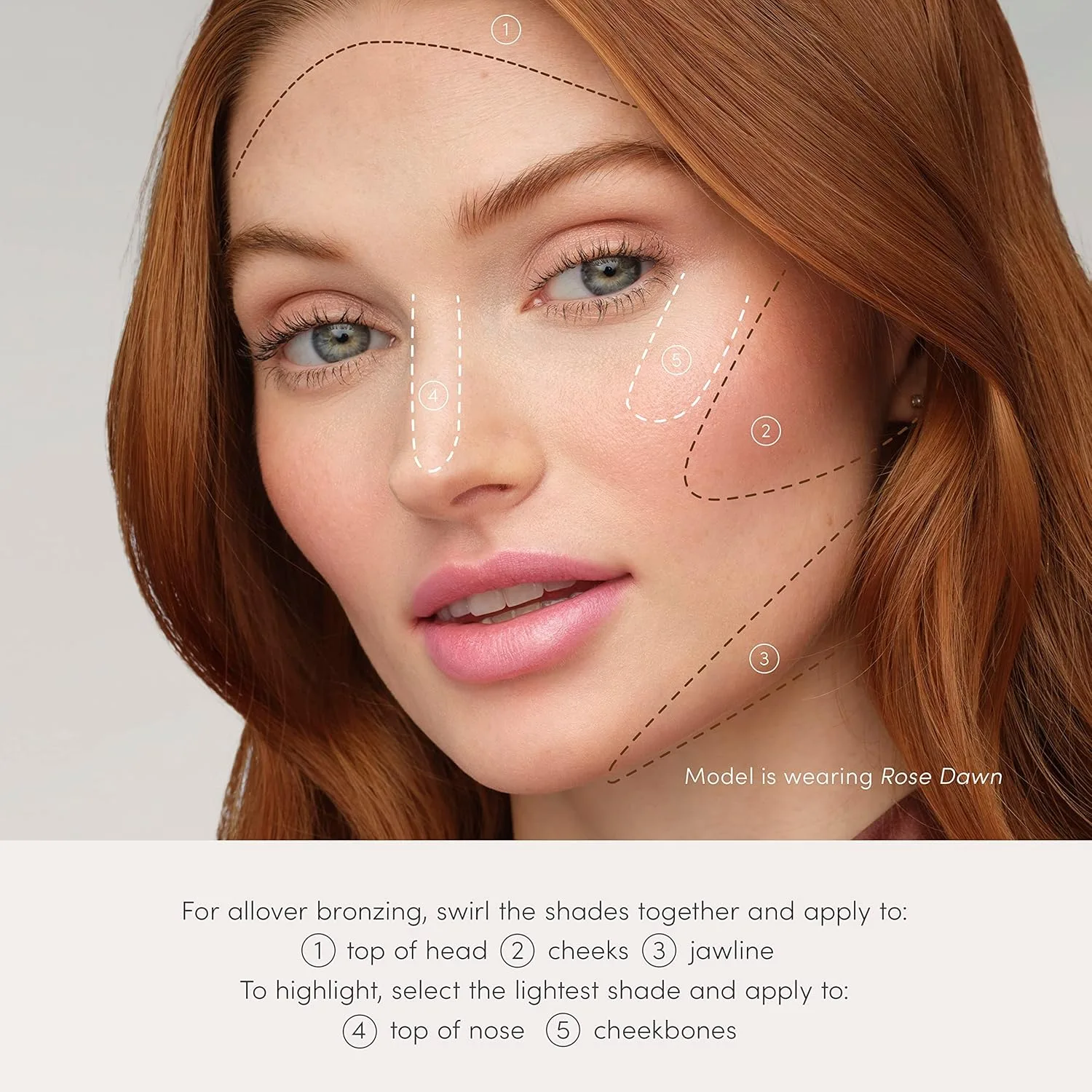Jane Iredale PureBronze Shimmer Bronzer Refill, многофункциональная пудра для улучшения цвета лица, 4 оттенка, легкая, наслаиваемая, дышащая, сияющий финиш, Rose Dawn — фото 4