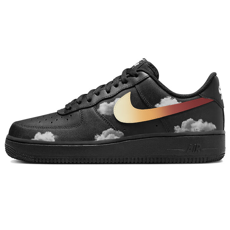 

Кроссовки Air Force 1 для скейтбординга, унисекс, низкие, черный/белый Nike