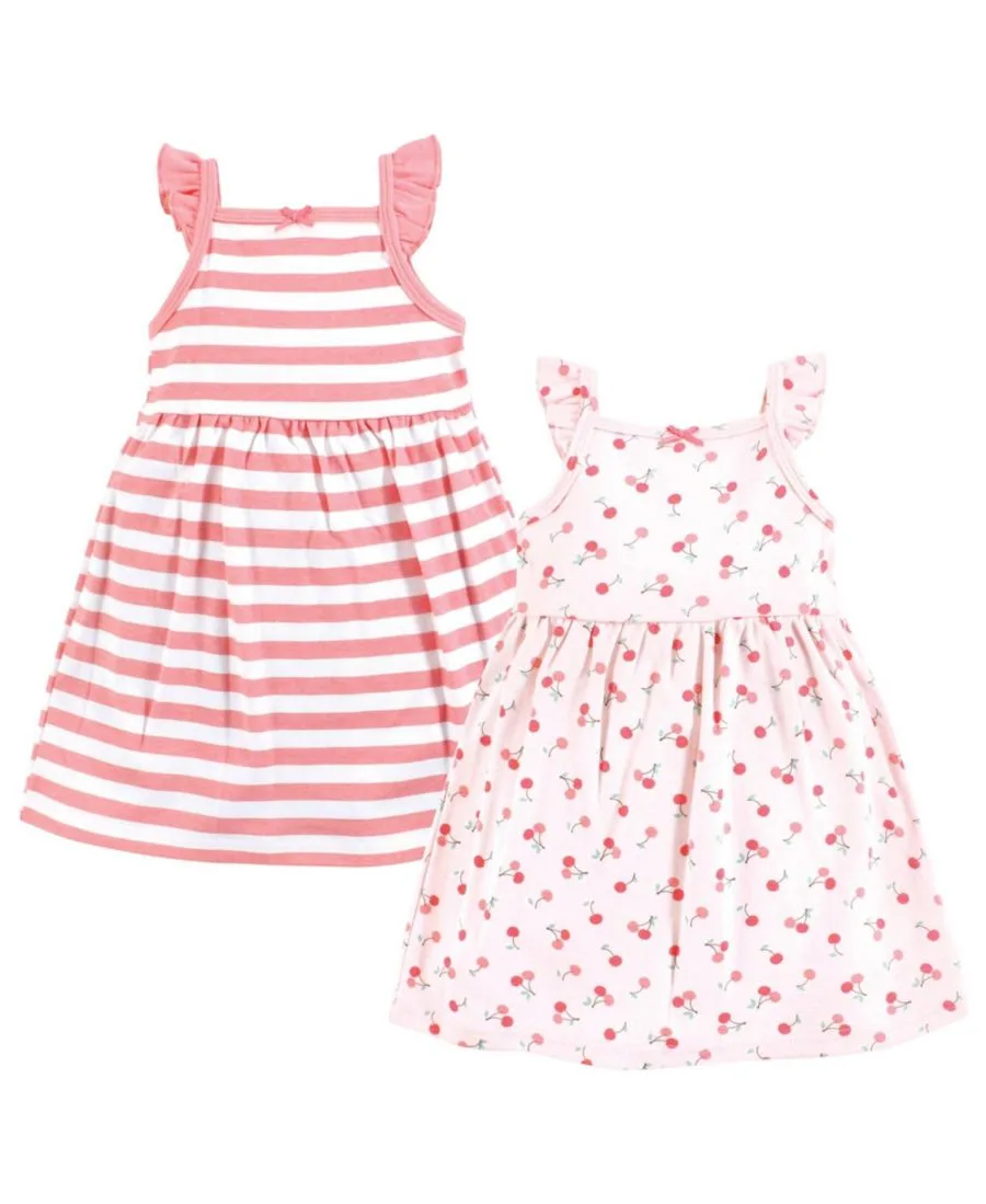 Комплект из 2 платьев без рукавов Hudson Baby, Cherry Sweet