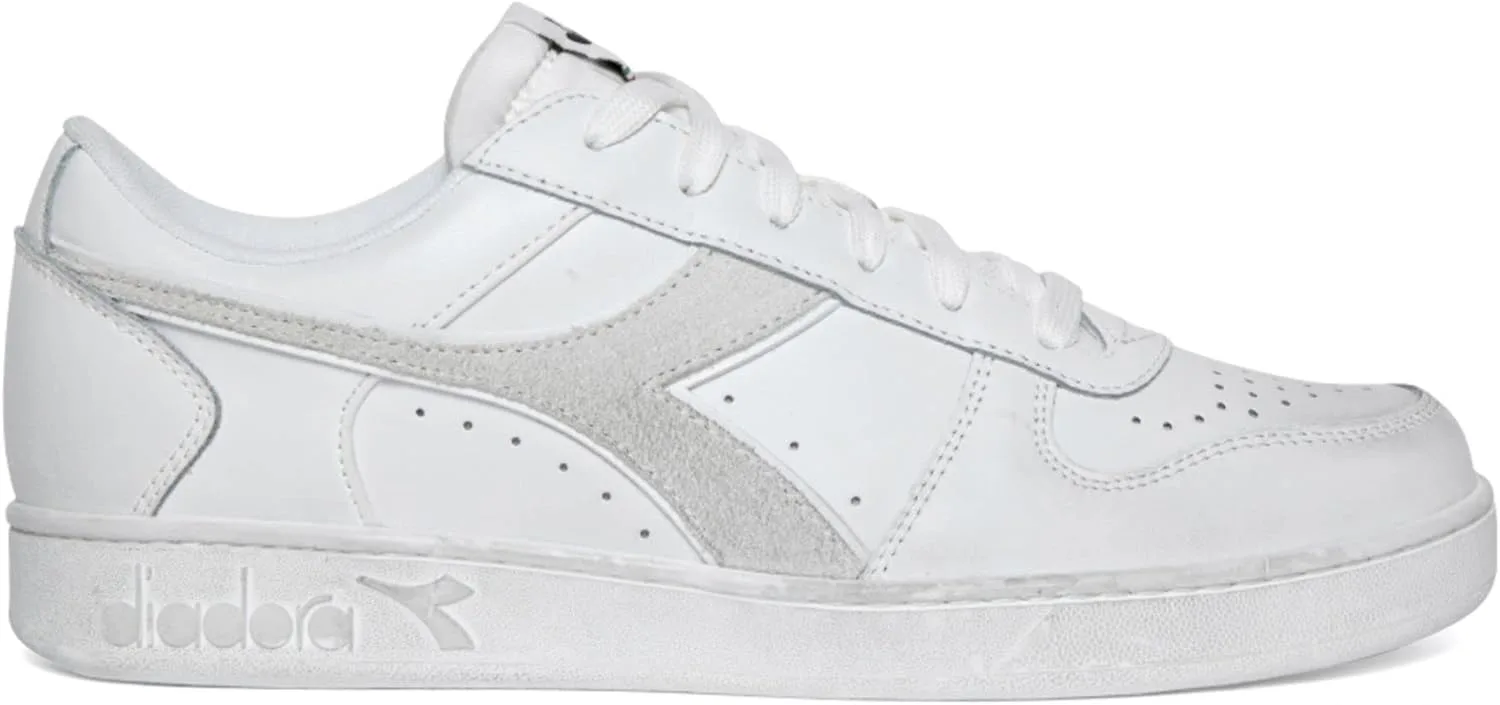 Кроссовки Diadora Magic Basket Low Icon из кожи, унисекс, белый