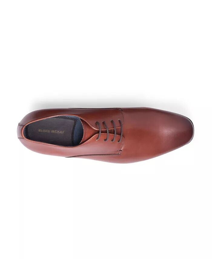 Мужские туфли-дерби Fairfax Dress Lace-Up Plain Toe из кожи Blake McKay, коричневый — фото 2