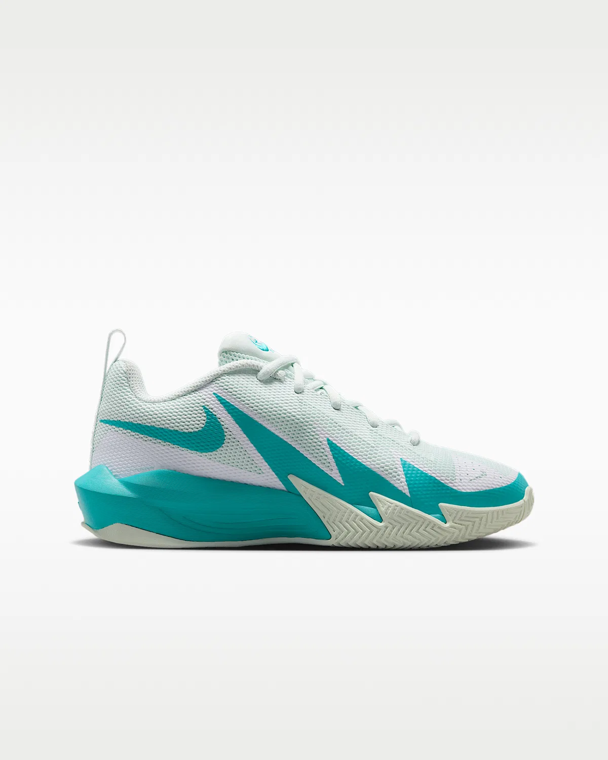 Кроссовки баскетбольные Nike S.T. Dynamite для старших детей, Barely Green/White/Dusty Cactus — фото 3