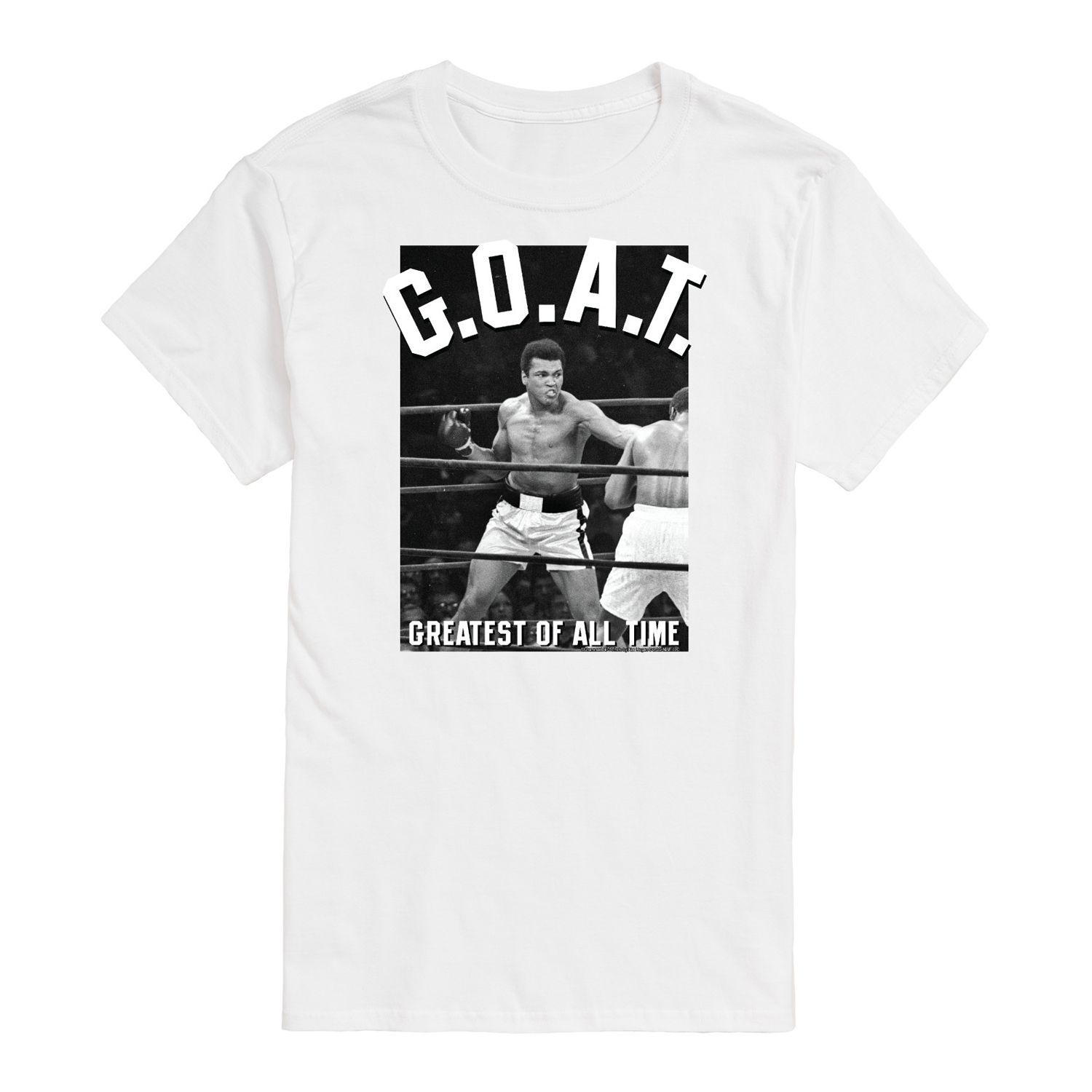 

Футболка Big & Tall Mohammed Ali Goat Tee Licensed Character, белый