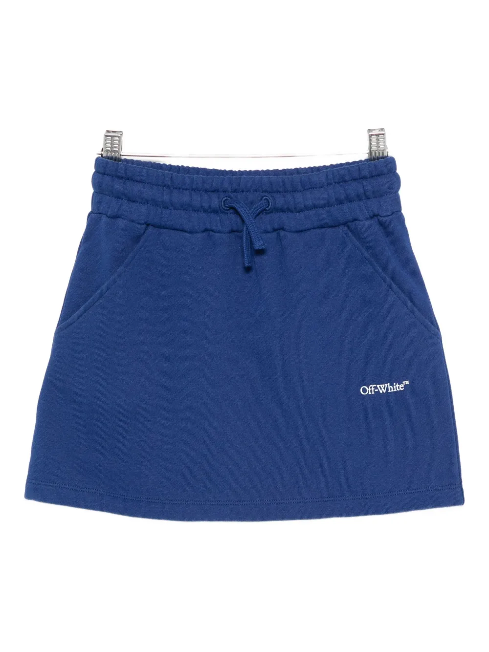 

Мини-юбка на завязках OFF-WHITE KIDS, синий