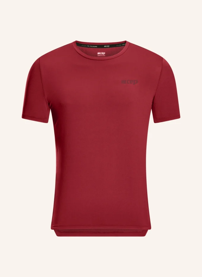 

Беговая рубашка the run short sleeve Cep, красный
