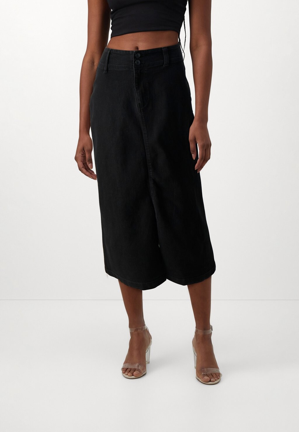 

Юбка-карандаш VMPEYTON SLIDS SKIRT Vero Moda, цвет black denim