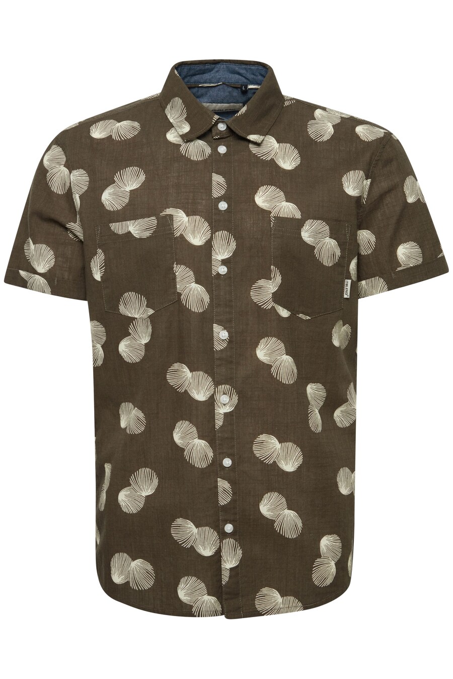 

Рубашка Slim Fit на пуговицах BLEND, хаки