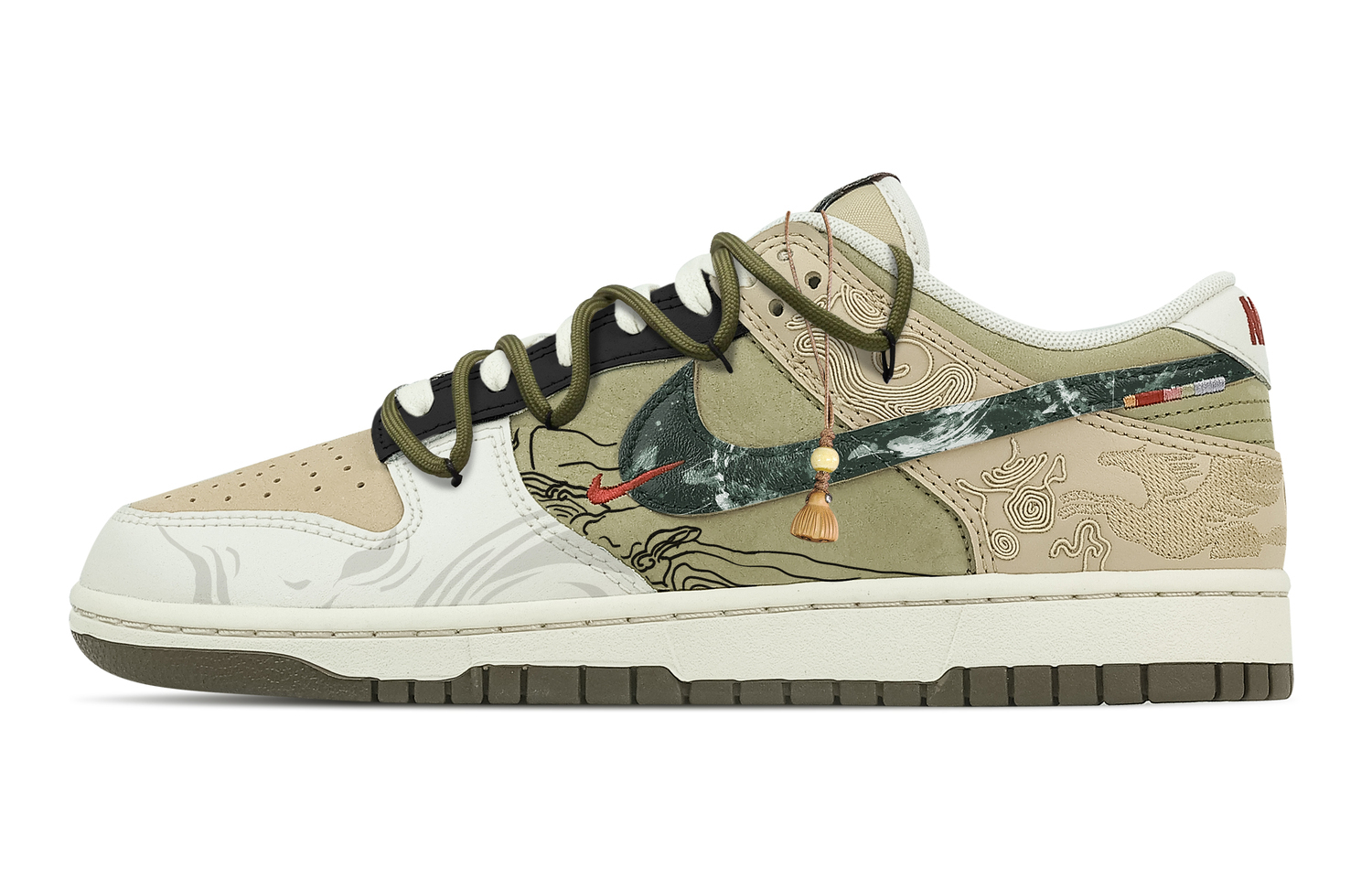 

Dunk Immediate Success Low top Skateboard Shoes мужские, цвет beige umber Nike, бежевый коричневый