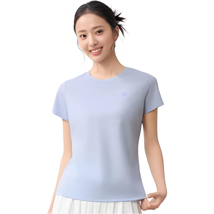 

361° Футболка Women's Dusty Blue Crew Neck тонкая прямая посадка, Синий, 361° Футболка Women's Dusty Blue Crew Neck тонкая прямая посадка
