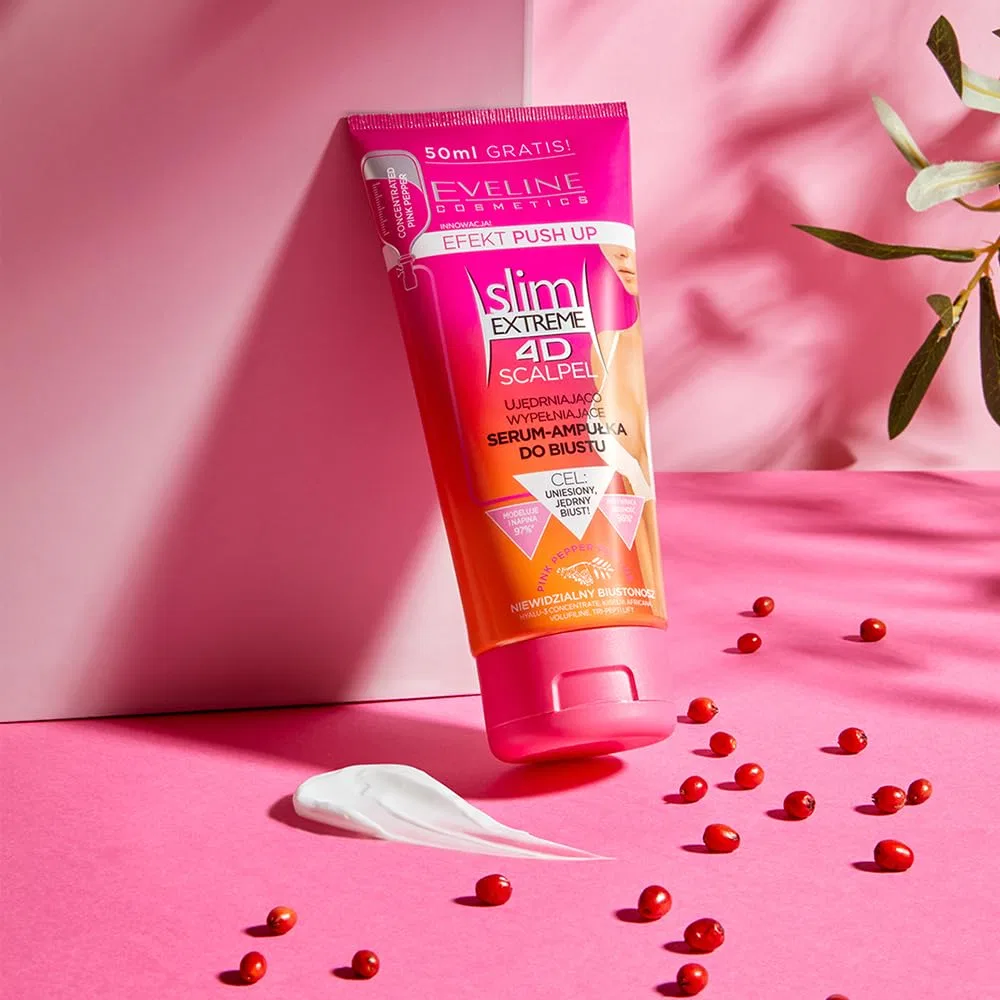 Укрепляющая и увеличивающая сыворотка-ампула для груди «Slim Extreme 4D» от Eveline Cosmetics Eveline Cosmetics — фото 4