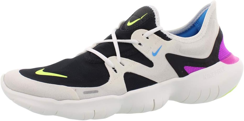 

NIKE Free RN 5.0 - мужские кроссовки для бега, Multicolour Summit White Volt Glow Black Blue Heron 000