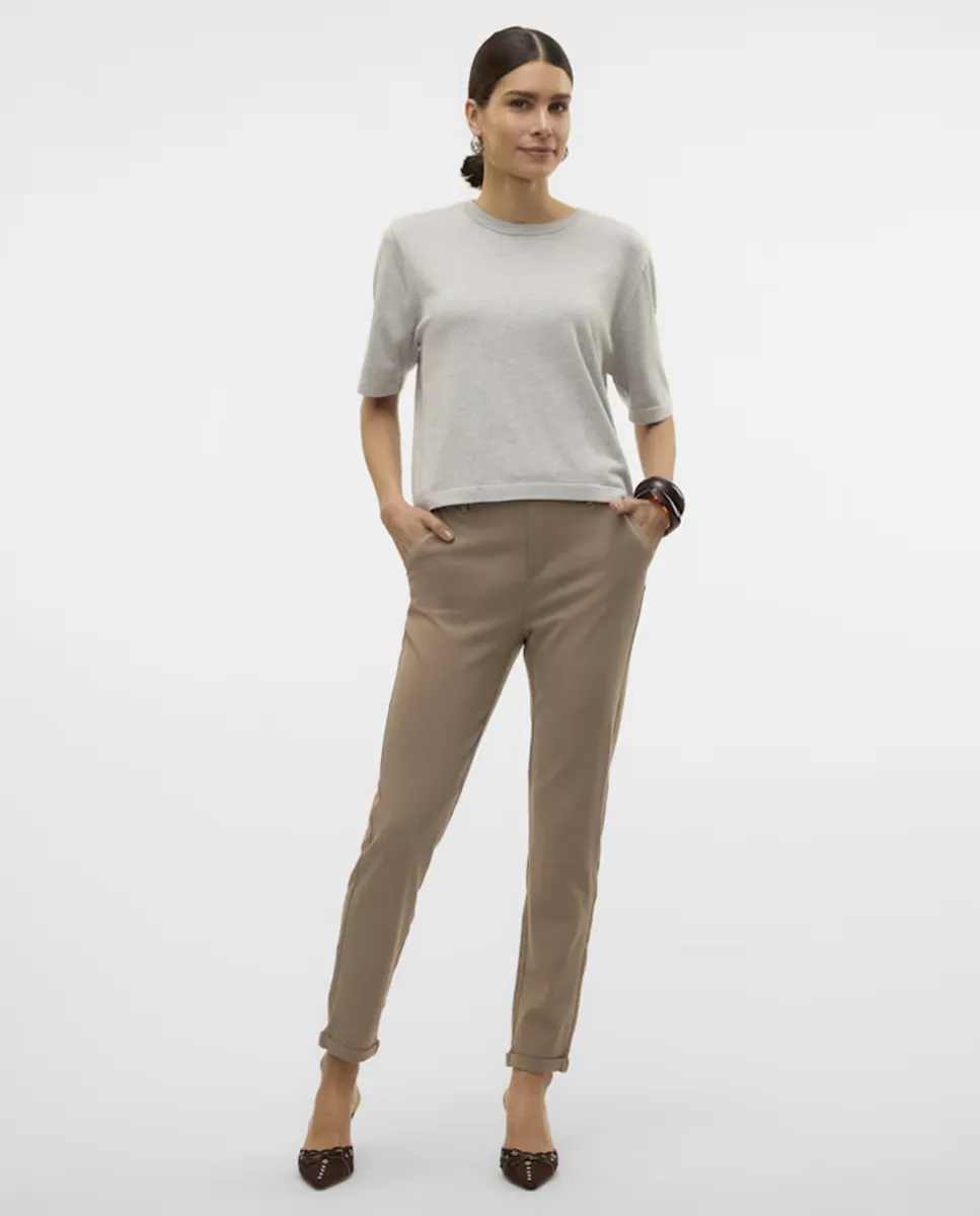 

Женские брюки с эластичной талией Vero Moda, цвет Caramelo