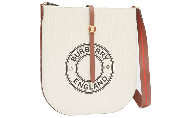 Сумка через плечо Burberry Anne из холста и натуральной кожи — фото 3