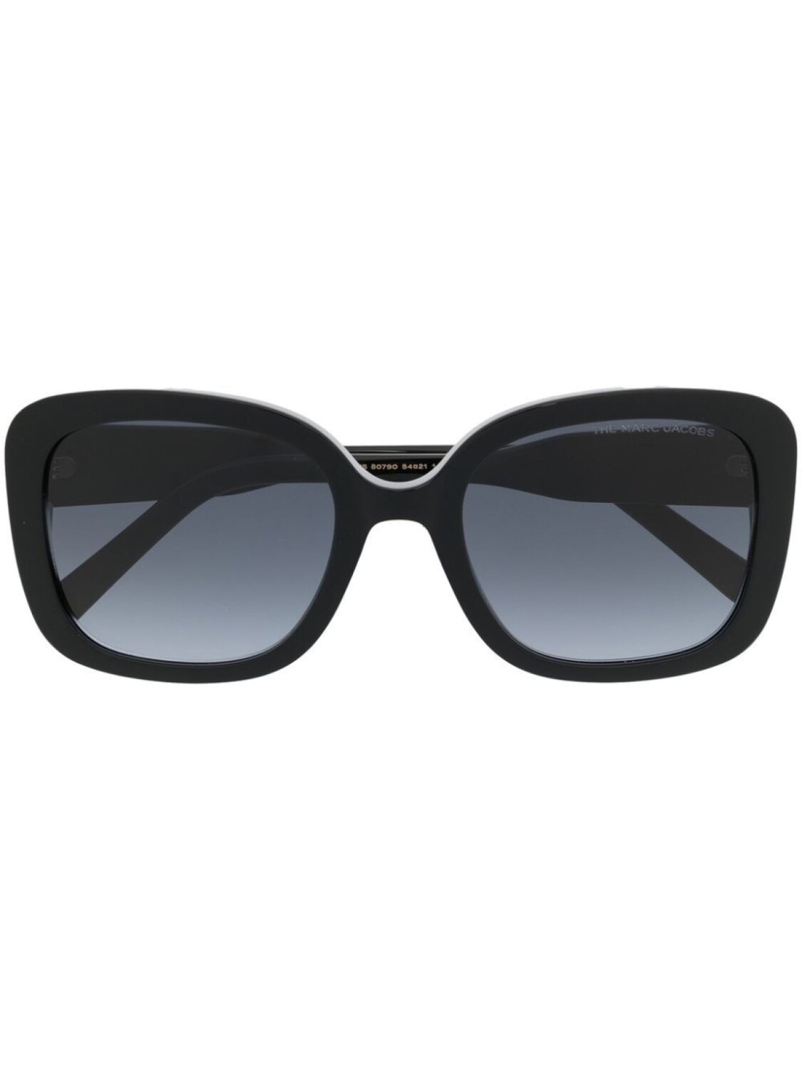 

Marc Jacobs Eyewear солнцезащитные очки в квадратной оправе с логотипом, черный