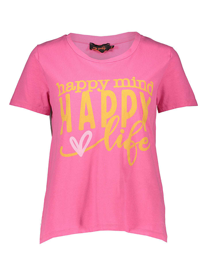 

Футболка miss goodlife, розовый