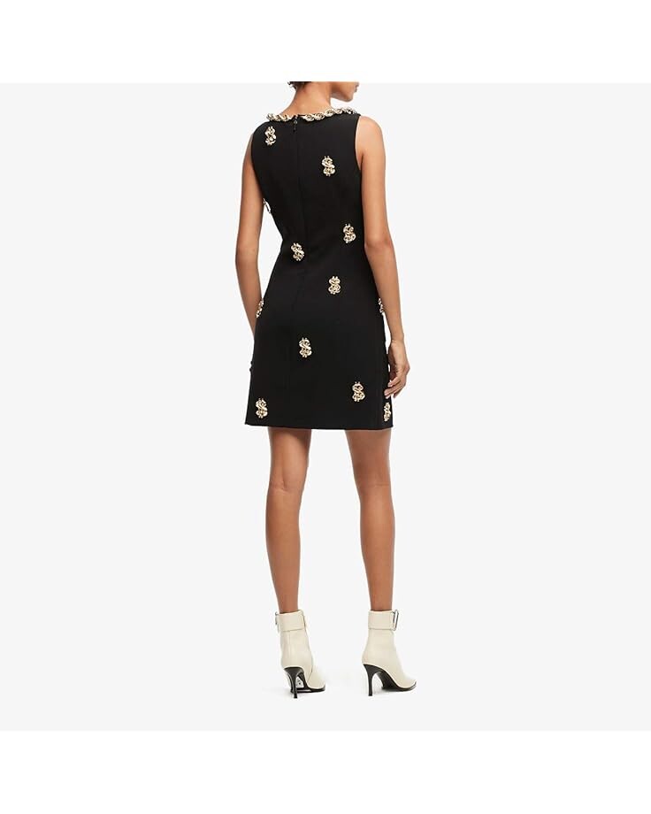 

Платье Moschino Dollar Sign Dress, черный