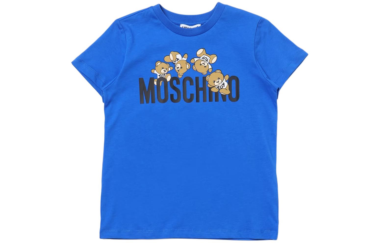 

MOSCHINO Футболка темно-синяя детская