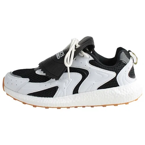 Унисекс кроссовки с кисточками TOUCH GROUND Bounce Wave 90s из искусственной кожи чёрные