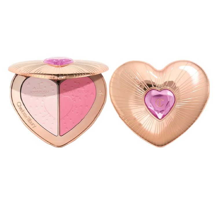 Палитра румян Charlotte Tilbury Love Bedside Cheek Stain, PINK Rose Pink, 13 г