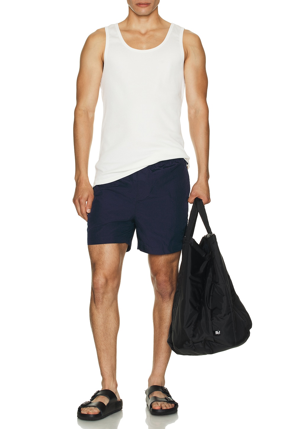 

Нейлоновые шорты для плавания с эффектом креш 5" Onia, Deep Navy