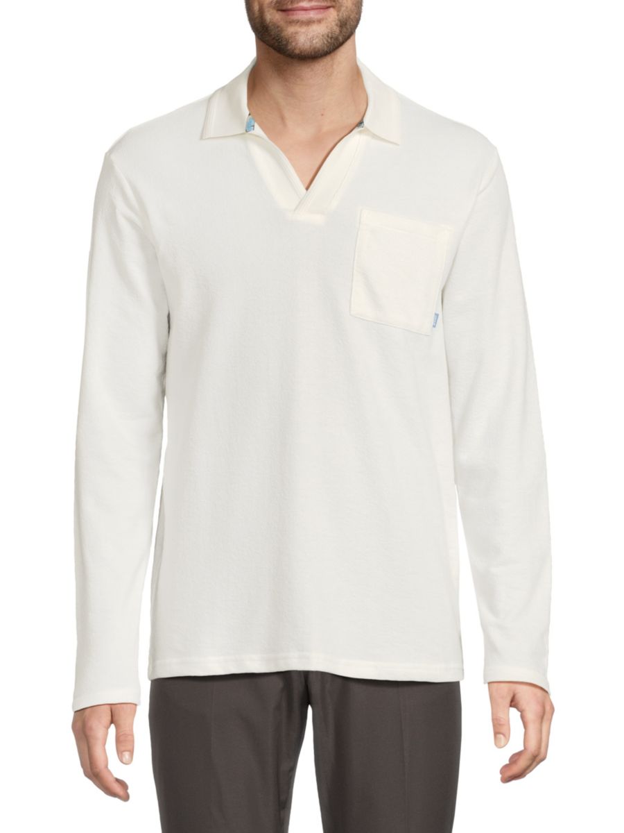 

Рубашка поло из смесового хлопка Scotch & Soda, белый