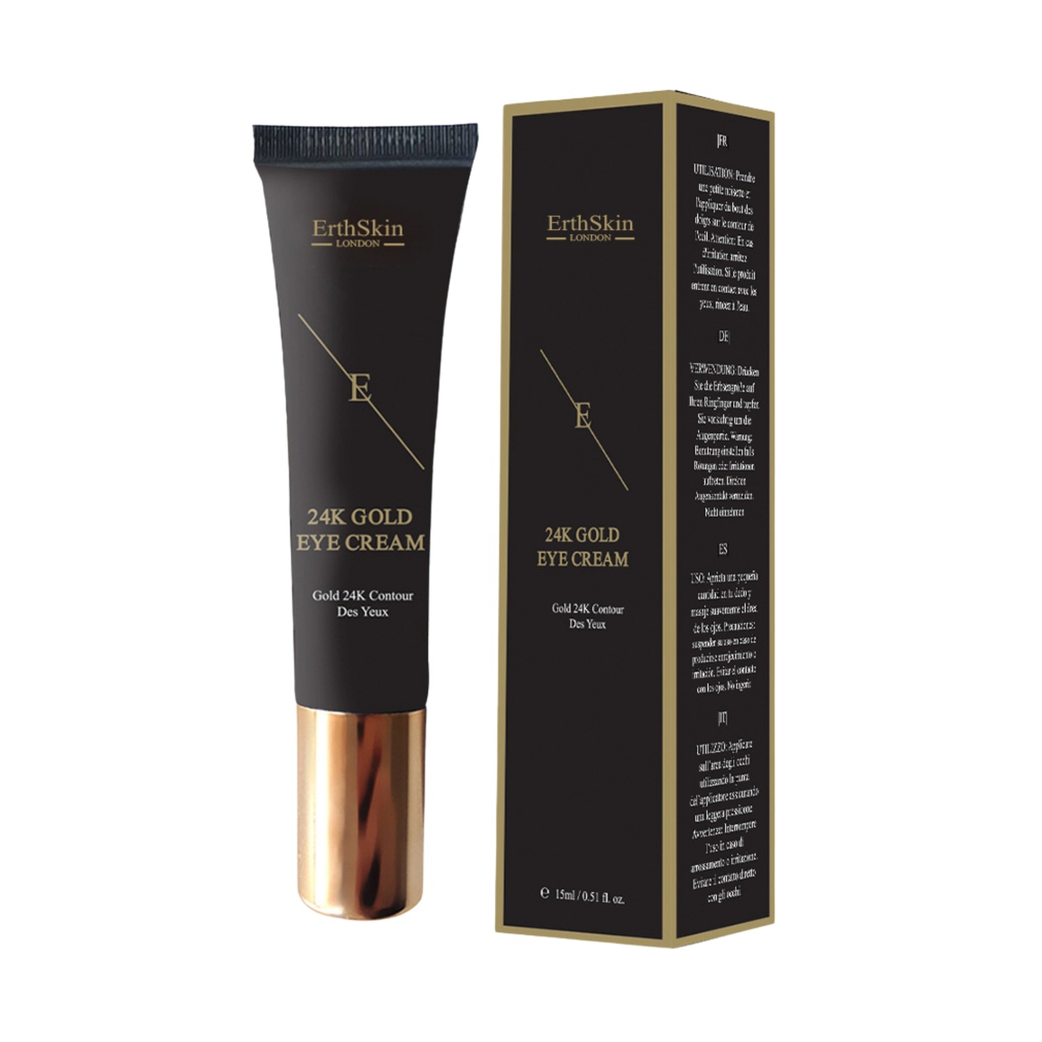 

Крем для лица augencreme 24 karat gold Erthskin London, количество 1 шт.