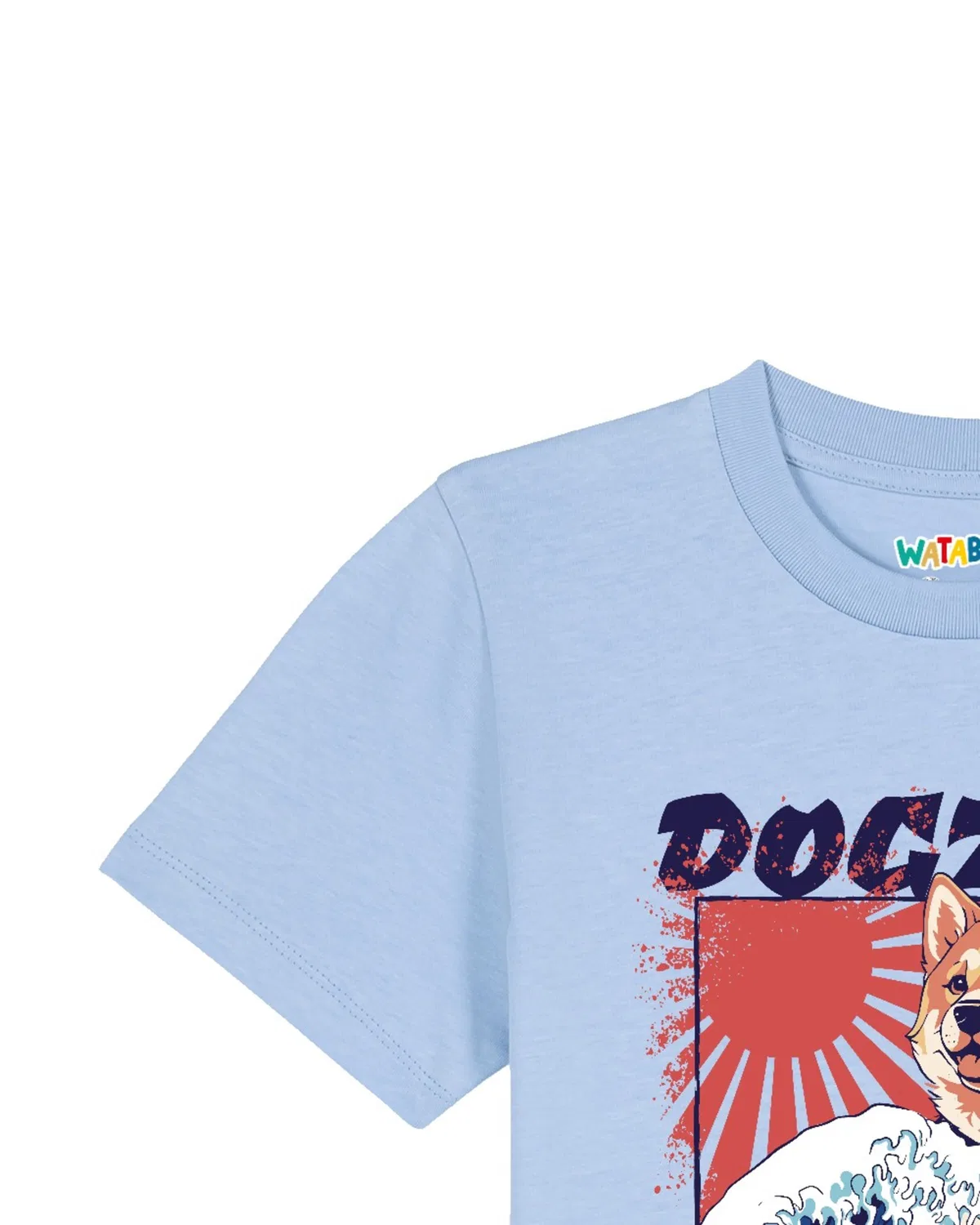 Футболка 'Dogzilla' Watabout.Kids, Light Blue — фото 3