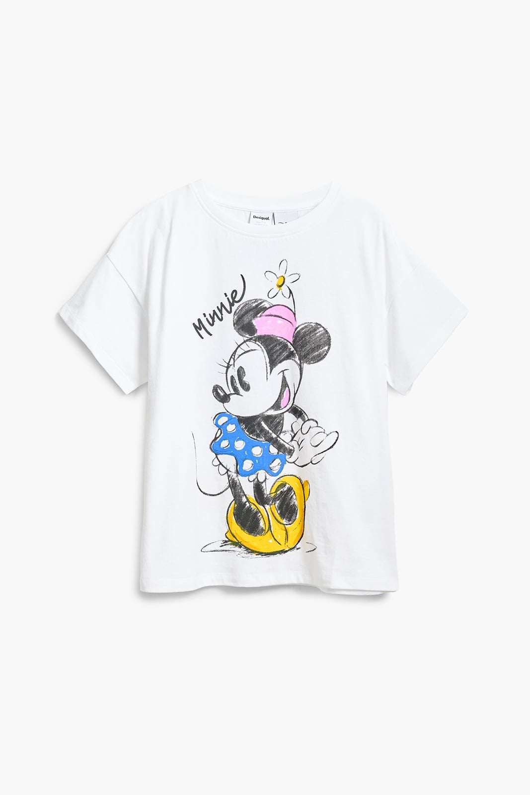 Футболка с Минни Маус Desigual, White/1000 — фото 2