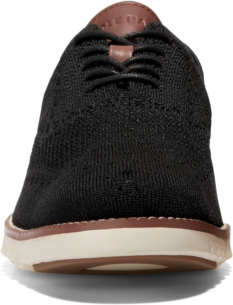 Туфли Cole Haan ZeroG Edge Stitc Hlite Wingtip - Zerogrand Stitc Hlite Brogue Men, Black Ivory Black Ivory — фото 2
