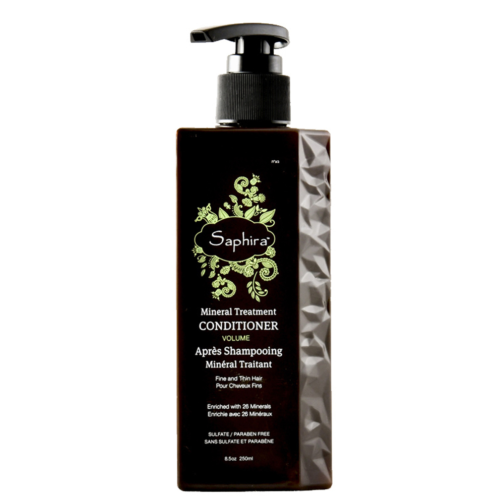 

Восстанавливающий кондиционер для волос volume mineral treatment conditioner Saphira, 250 мл