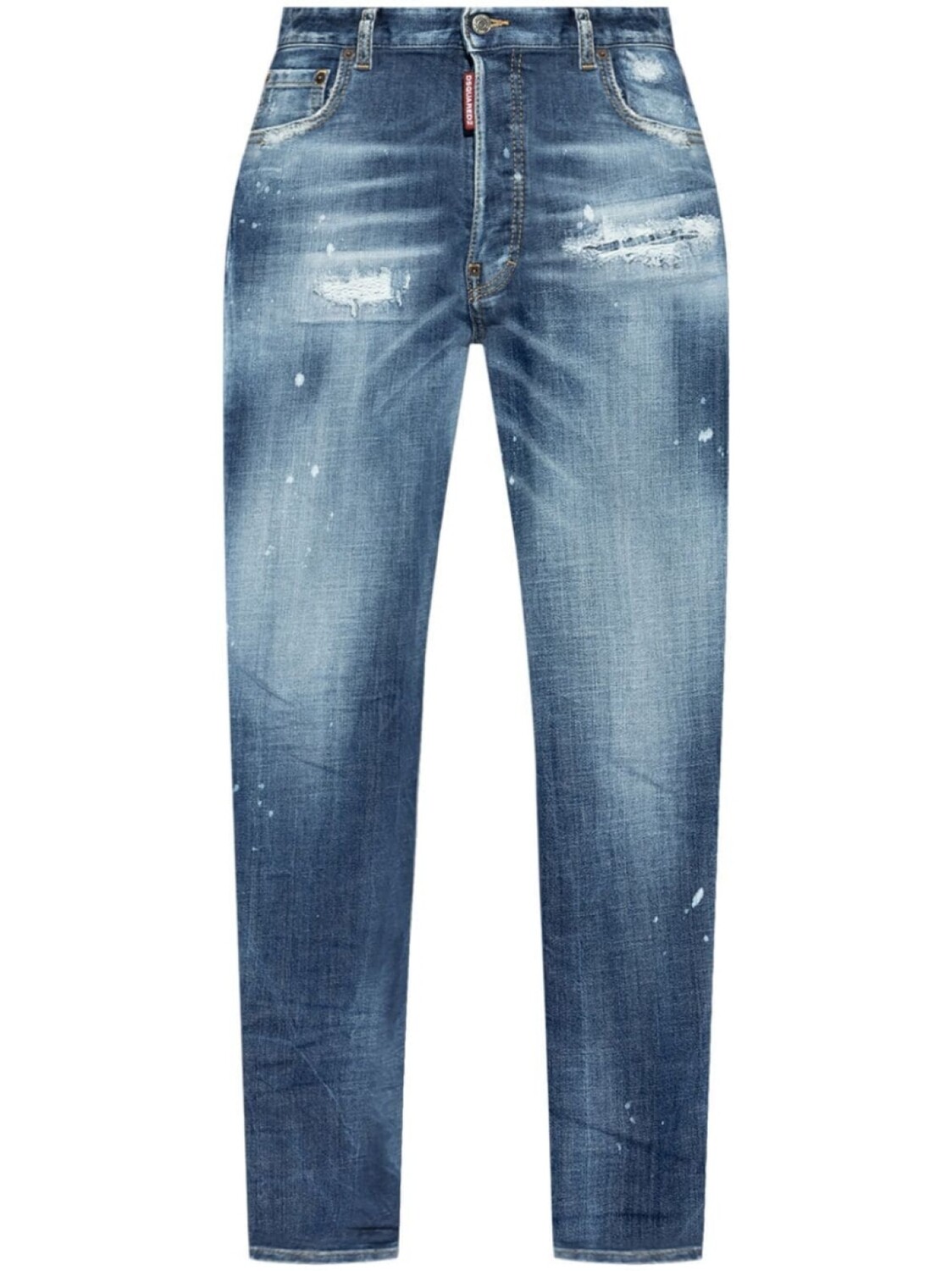 

Dsquared2 джинсы с нашивкой-логотипом, синий