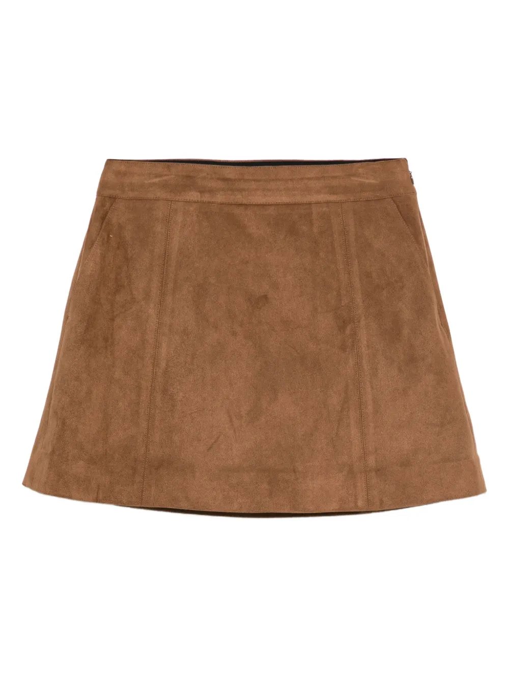 

Юбка А-силуэта с завышенной талией DUNST, коричневый