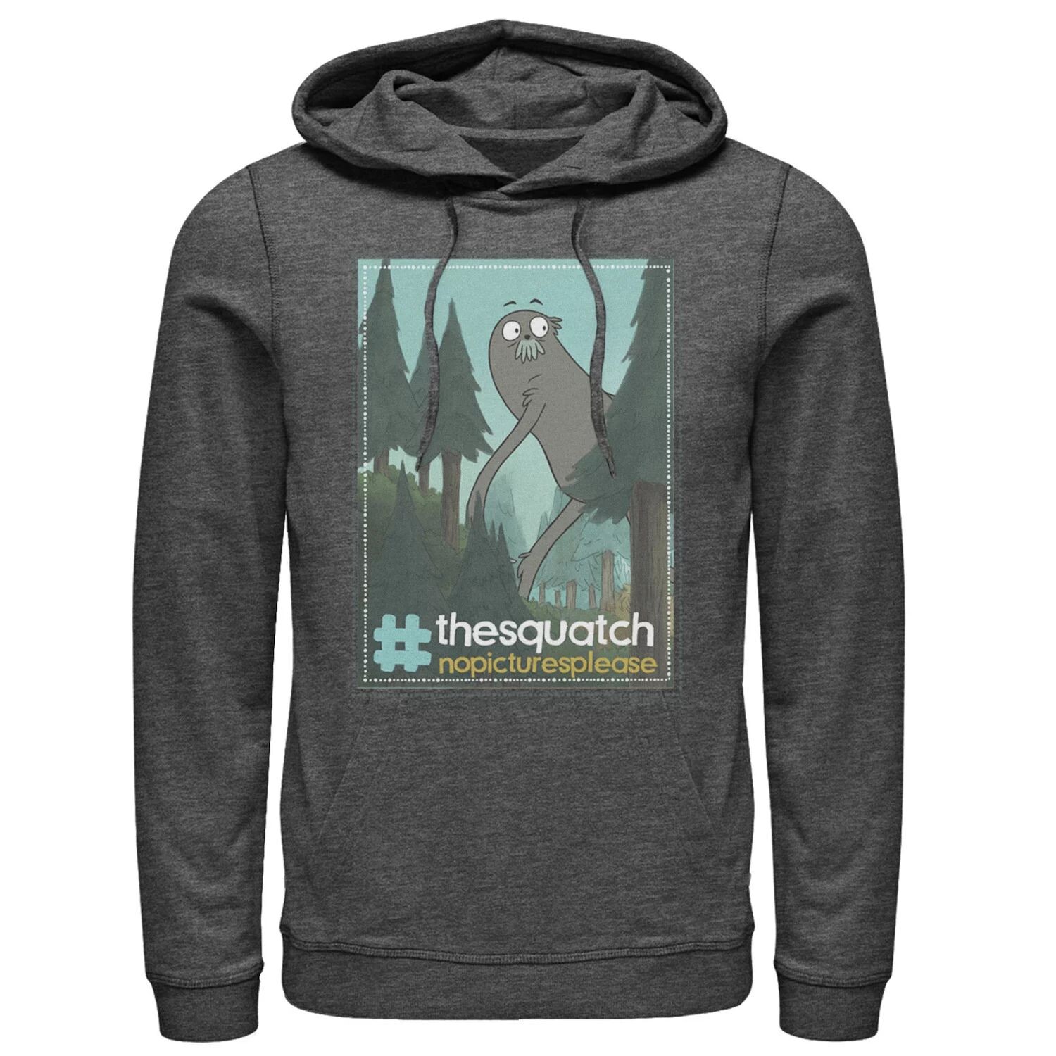 

Мужская толстовка с хэштегом Cartoon Network We Bare Bears Charlie The Squatch Licensed Character