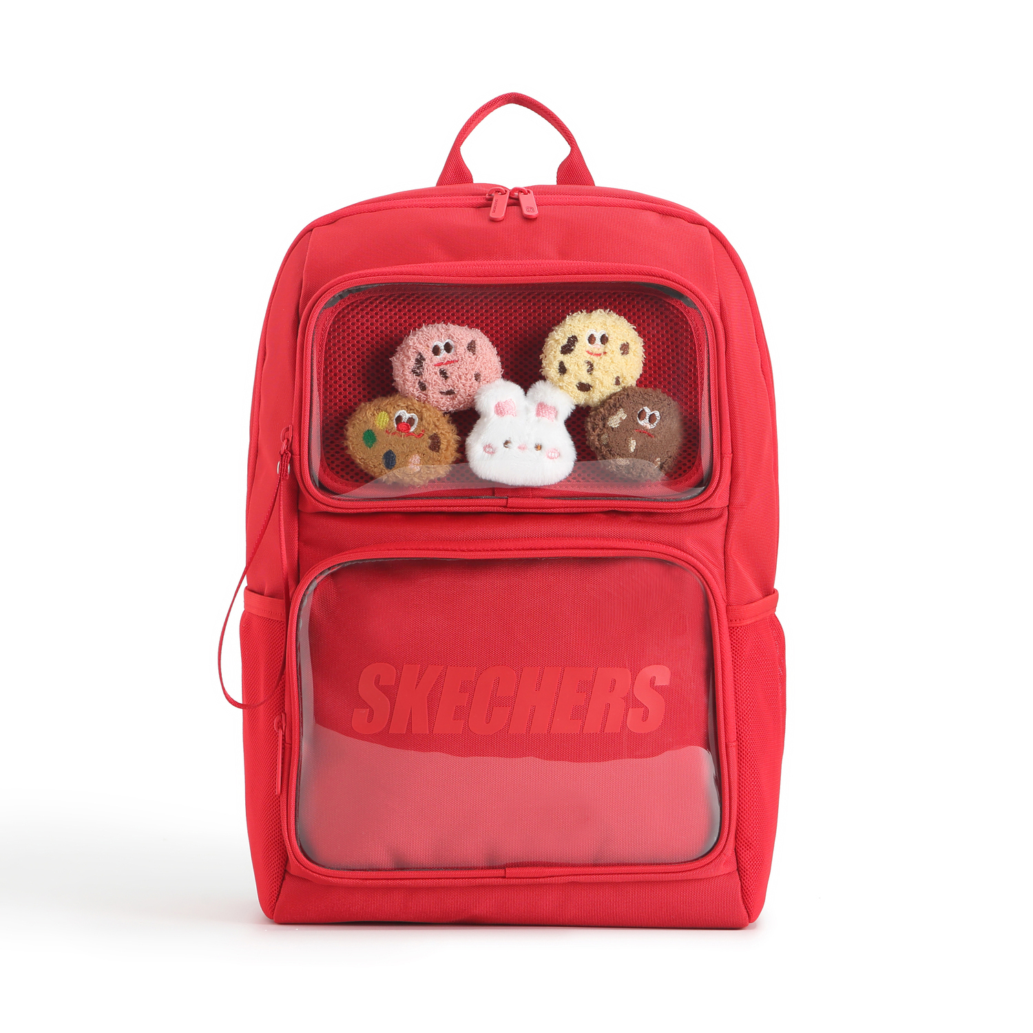 

Skechers Лёгкий рюкзак унисекс красный гоночный, Race Red+Bear Cake Doll