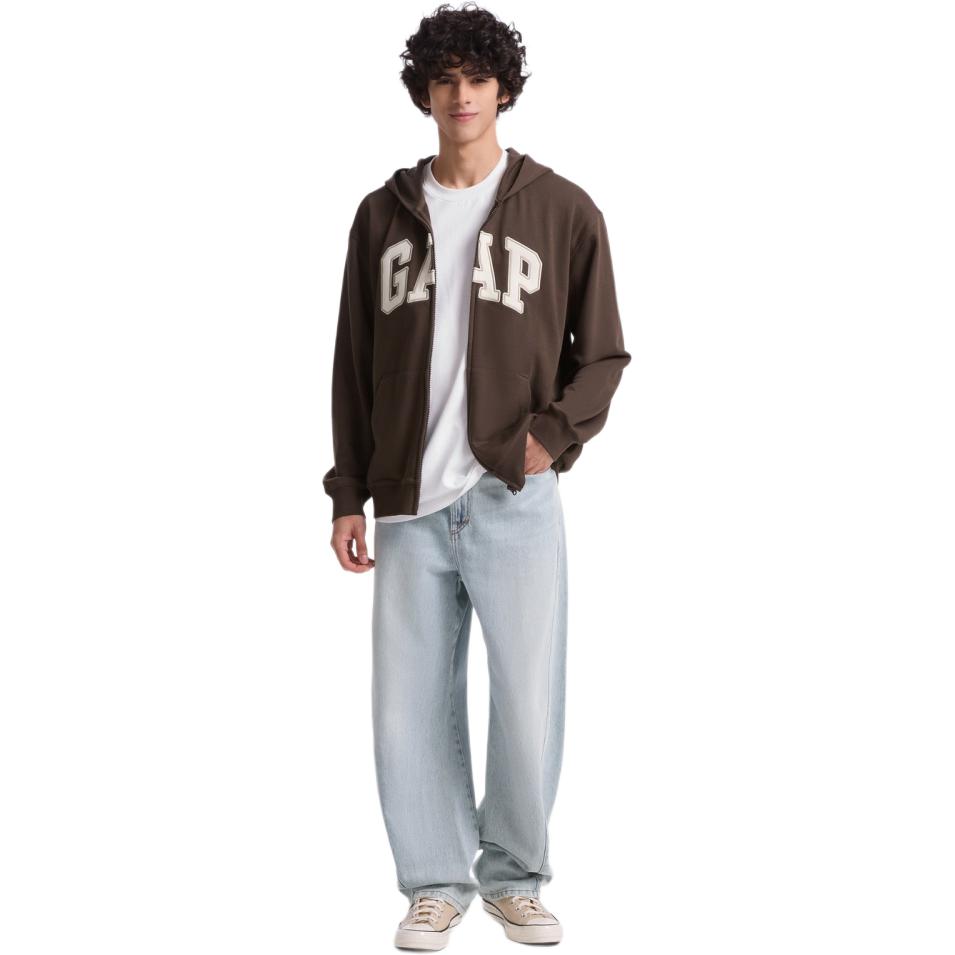 

Длинный свитшот унисекс GAP, серый