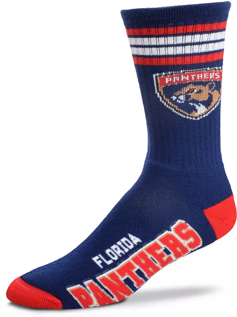 

Носки Deuce Crew с 4 полосками для босых ног Florida Panthers For Bare Feet