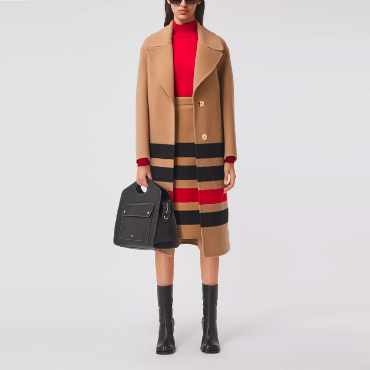 Юбка Burberry, женская, верблюжий — фото 2