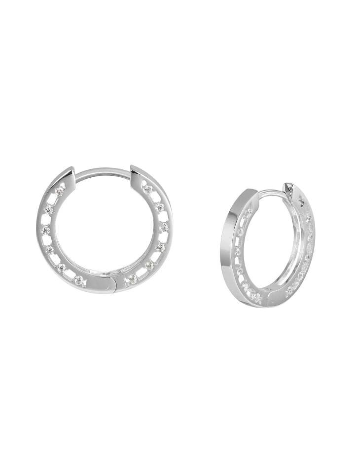 

SilberDream Женские полированные серьги-кольца из серебра 925 пробы, диаметр около 20 мм