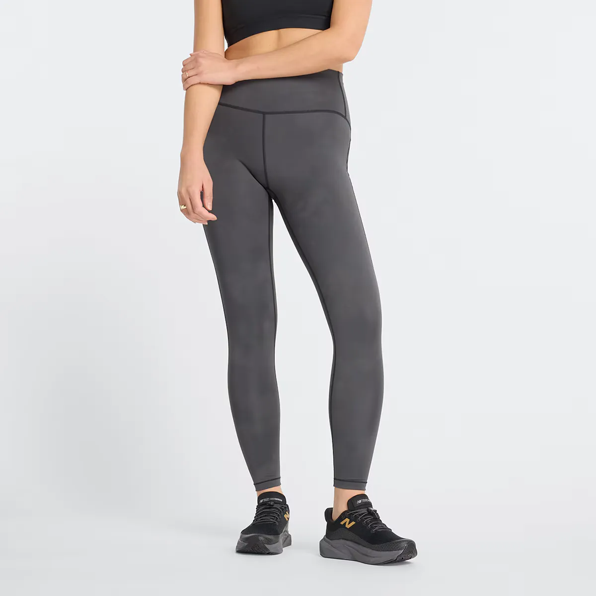 

Женские леггинсы 27" Athletics Reflective Heat Gigh Rise New Balance, темно-серый