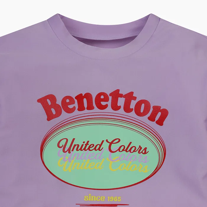 Детский фиолетовый рашгард Uni от Benetton Kids — фото 3